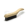 Gordon Brush 4x16 Row 0.013" Carbon Steel Wire, Plastic Shoe Handle Scratch Brush 444CSP